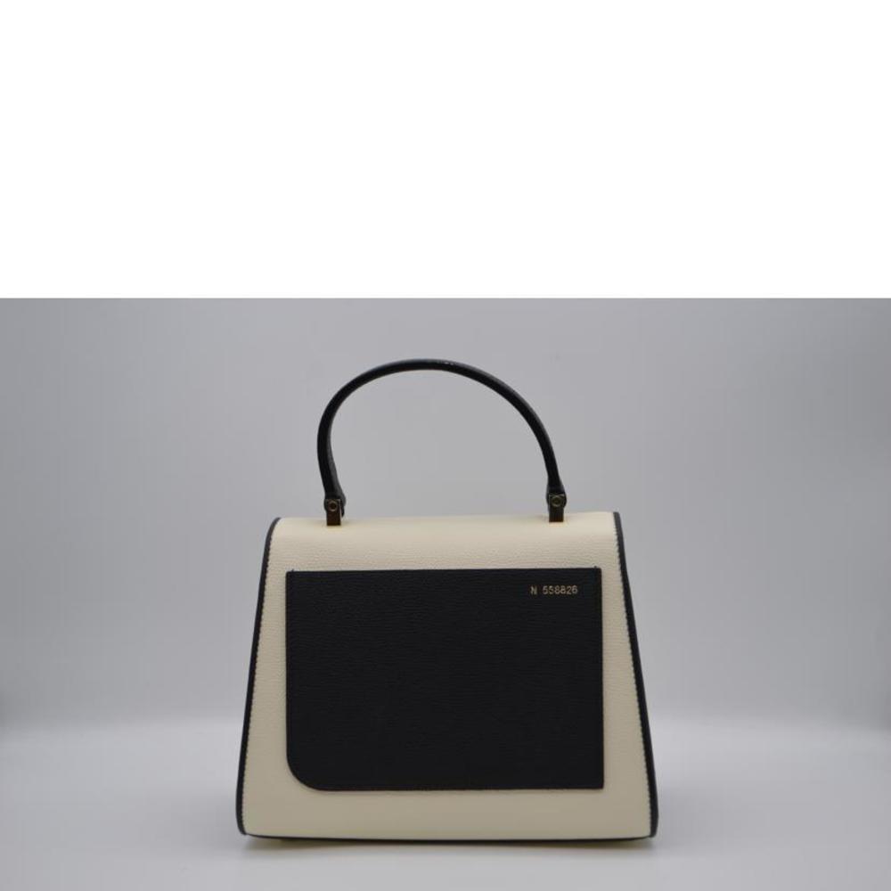 Valextra Izy De Chiaroscuro Calf Skin Back Mini Bag White